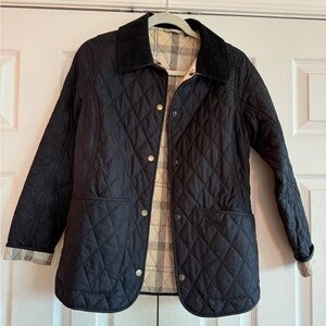 Barbour Quilted Jacket, Navy Blue